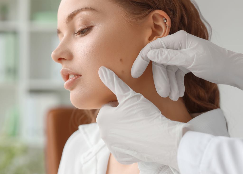 Professional skin care beauty treatment at Beaumont Clinic aesthetics